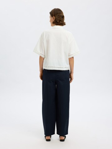 SELECTED FEMME Bluse i hvid