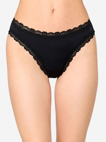 String 'Invisible Seamless' Nur Die en noir : devant