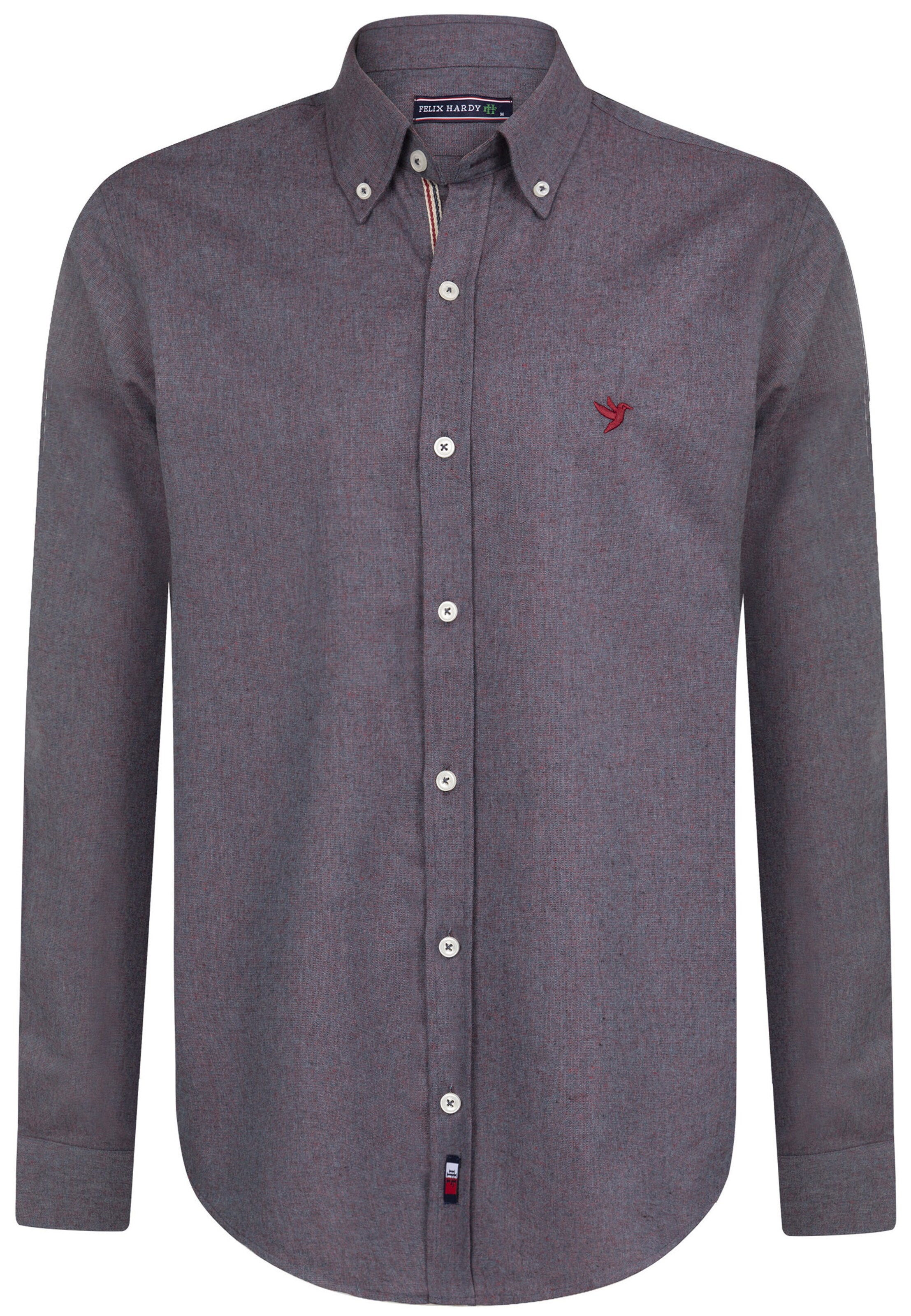 Chemise Felix Hardy en violet : devant