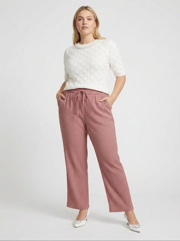 Pullover 'Francesca' di Guido Maria Kretschmer Curvy in bianco: frontale