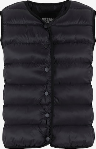 Urban Classics Bodywarmer in Zwart: voorkant