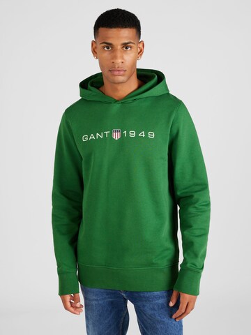 GANT - Sudadera en verde: frente