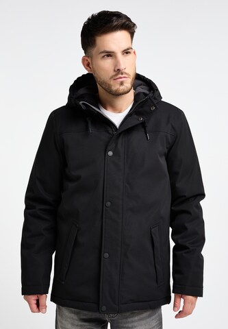 TUFFSKULL Winter Jacket 'Arctic' in Black: front