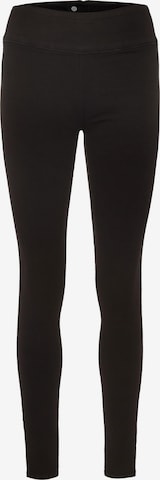 PIECES Curve Jeggings in Black: front