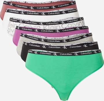 Calvin Klein UnderwearTanga gaćice - zelena boja: prednji dio