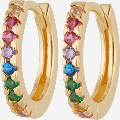 OHH LUILU Náušnice 'Rainbow Hoops' - zlatá, Produkt