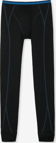 SCHIESSER Long Johns in Black: front