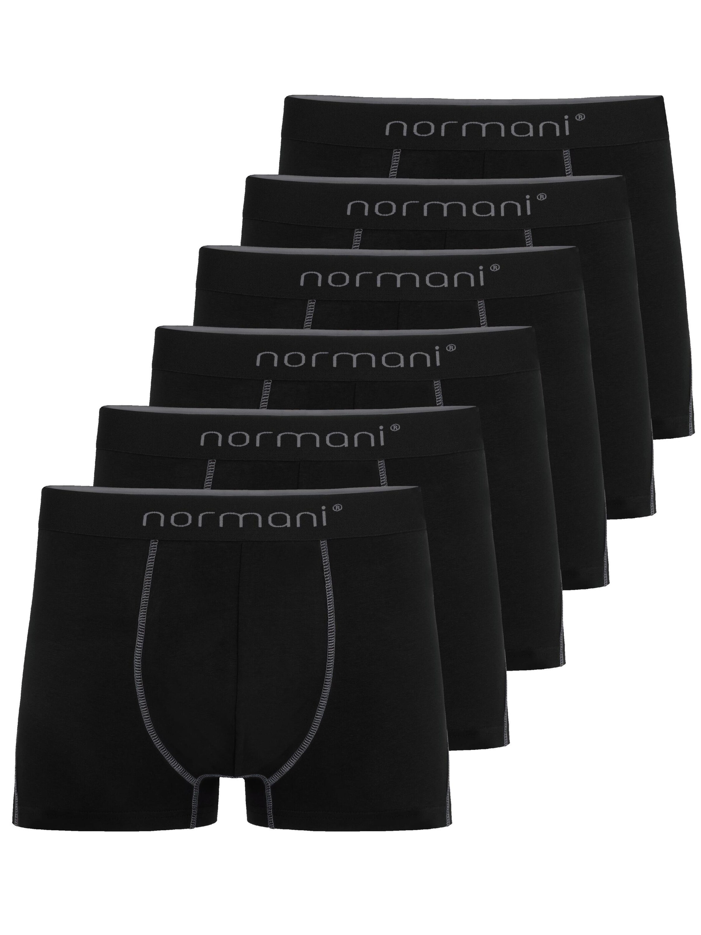 Boxers normani en noir : devant
