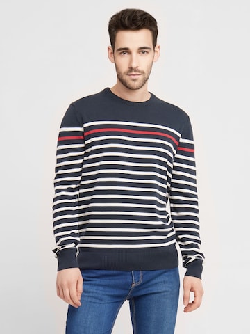 Sea Ranch Sweater in Blue: front