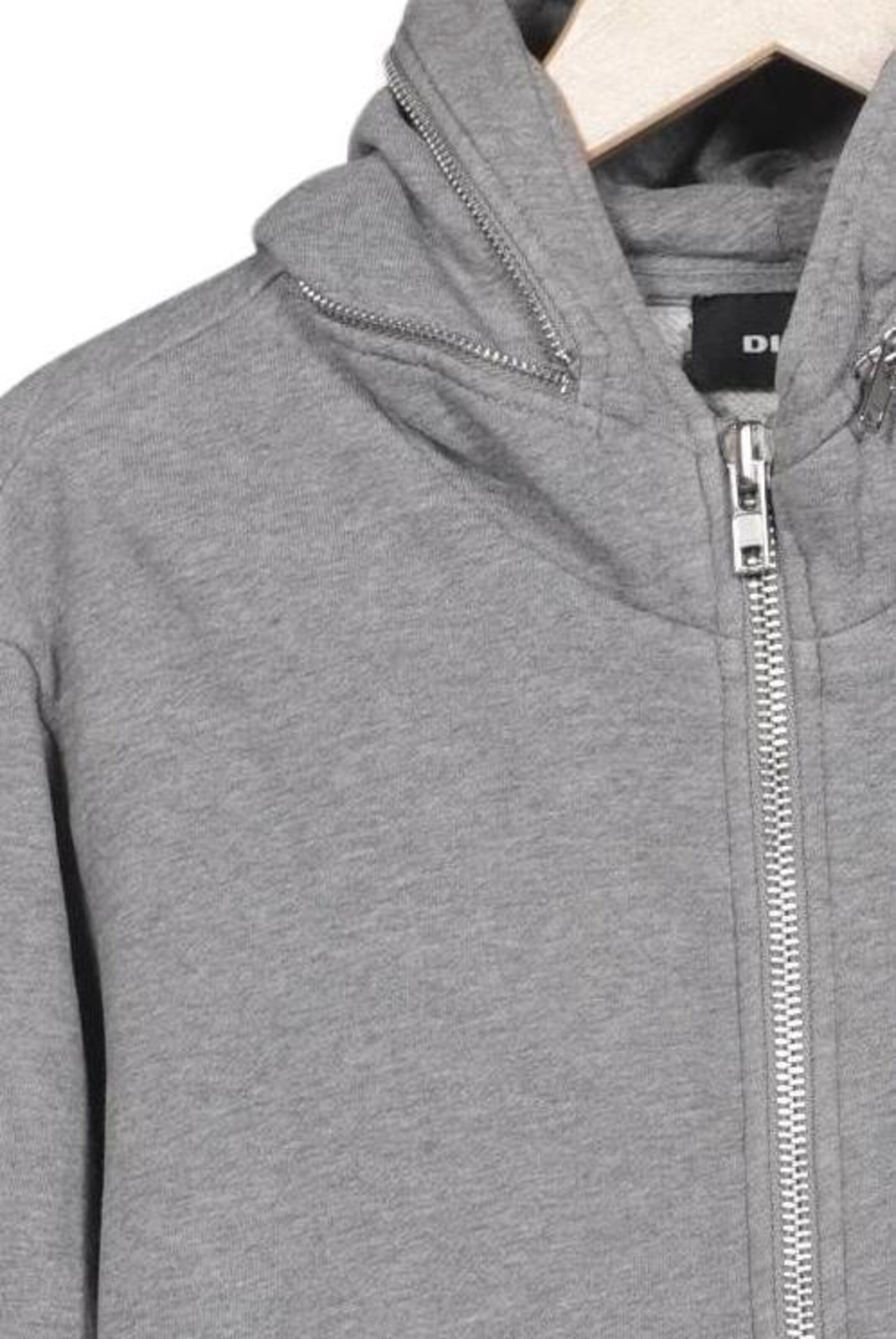 DIESEL Kapuzenpullover S in Grau