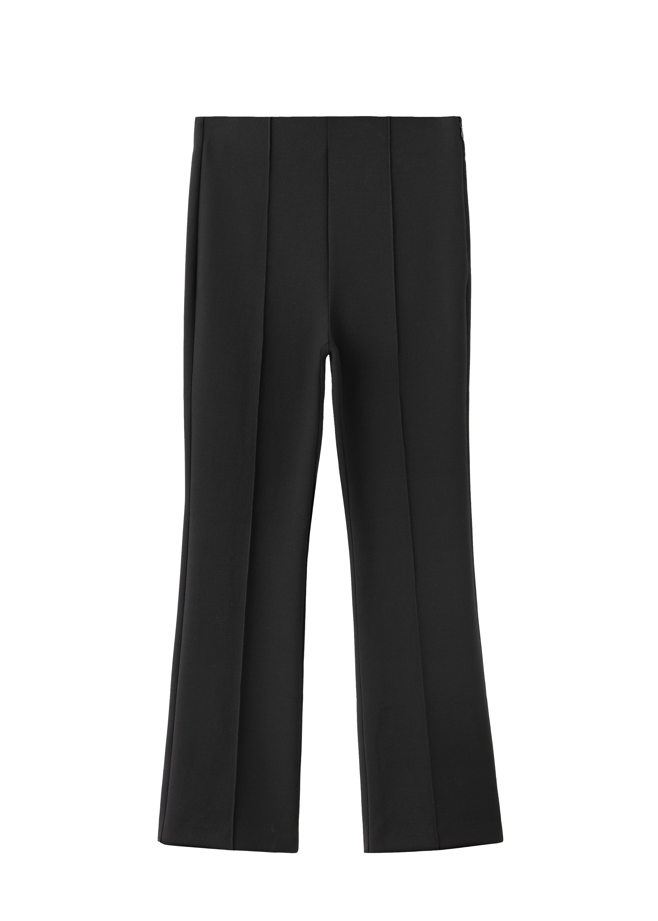 Bootcut Pantaloni 'ROME' di MANGO in nero: frontale