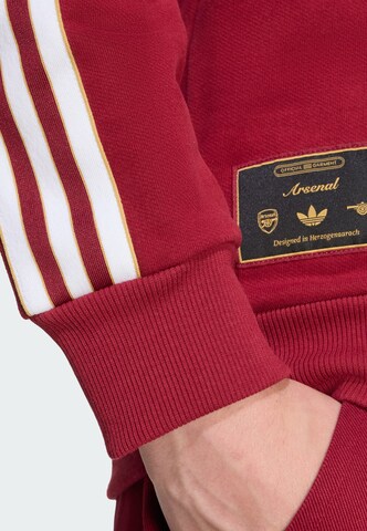 ADIDAS ORIGINALS Sweatshirt 'FC Arsenal Terrace Icons' in Red