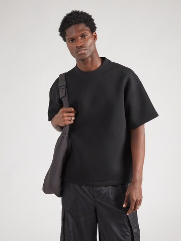 T-Shirt 'Great Boxy Scuba' WEEKDAY en noir : devant