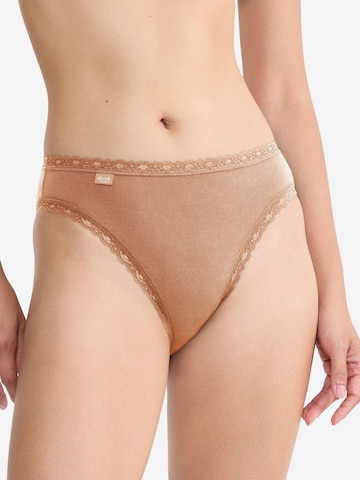 SLOGGI Slip '24/7 Cotton Lace' in Bruin