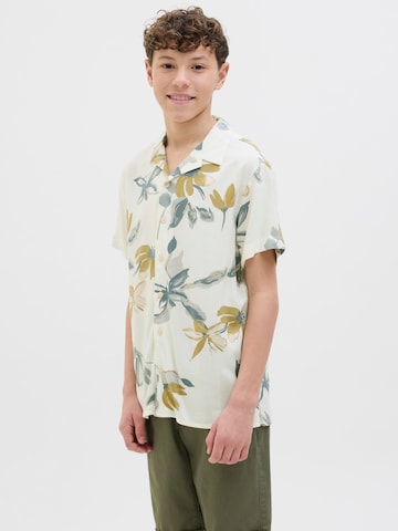 Jack & Jones Junior Comfort Fit Skjorte i hvid: forside