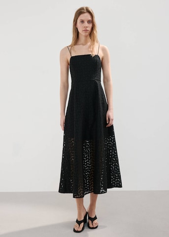 MANGO Kleid in Schwarz: Vorderseite