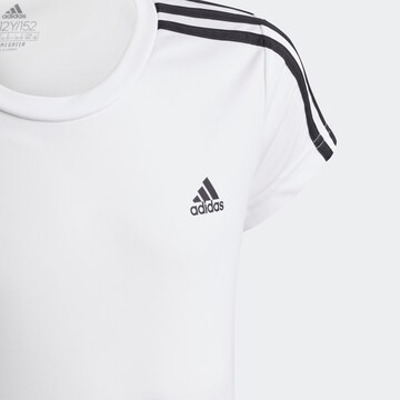 T-Shirt fonctionnel '3-Stripes' ADIDAS SPORTSWEAR en blanc