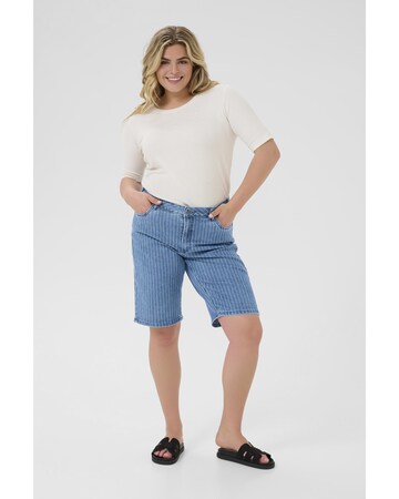 KAFFE CURVE Regular Shorts 'Reeca' in Blau