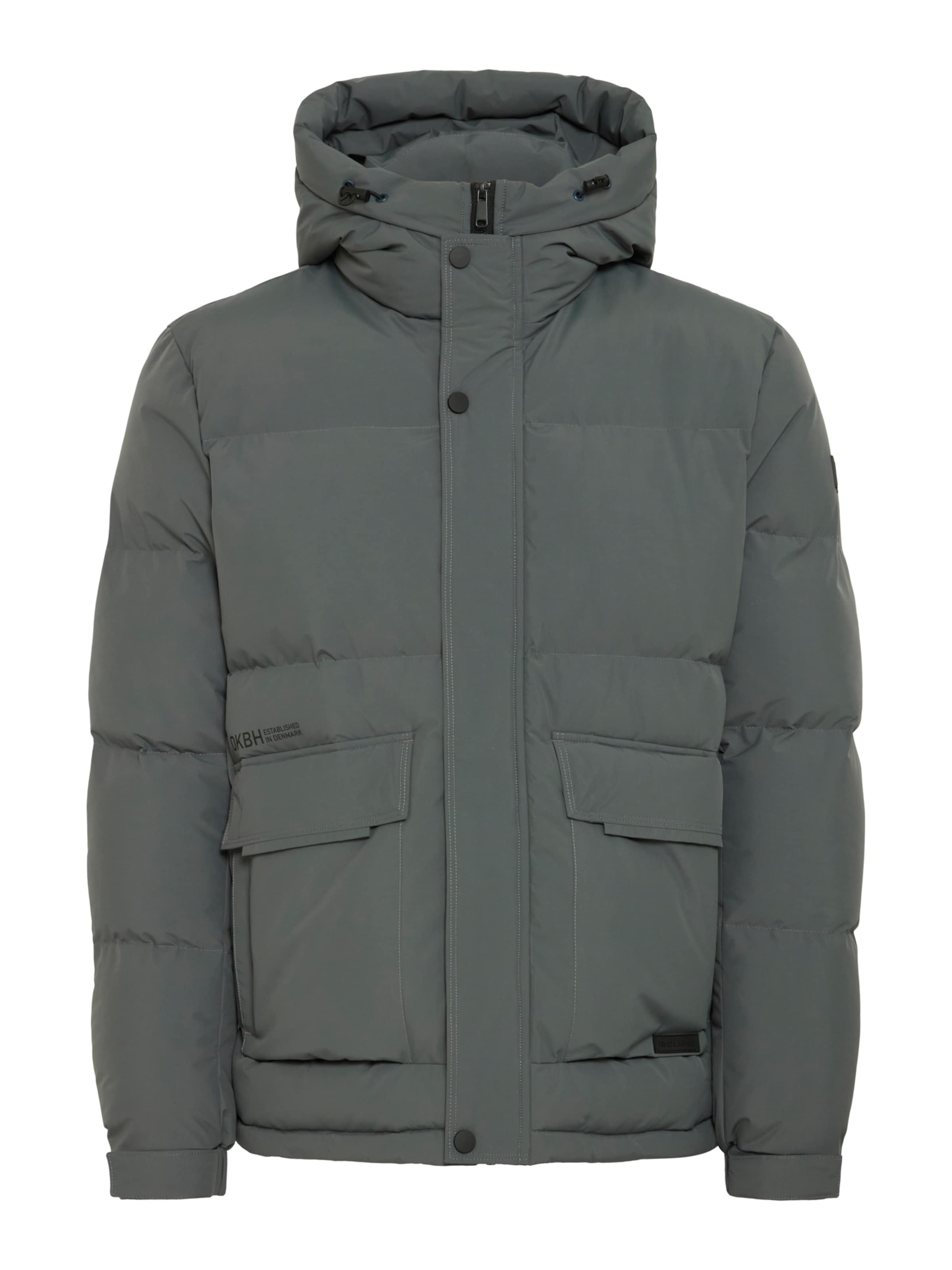 BLEND Zimska jakna 'BHFERDINAN' | siva barva: sprednja stran