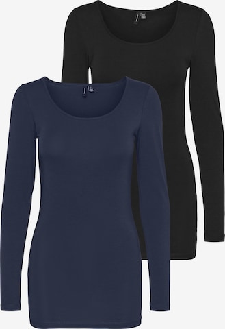 VERO MODA Shirt 'MAXI' in Blauw: voorkant
