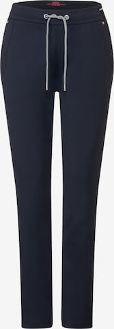 CECIL Regular Панталон 'Tracey' в синьо: отпред