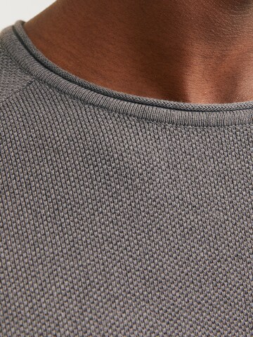 JACK & JONES Klasický střih Svetr 'JJEHill' – šedá