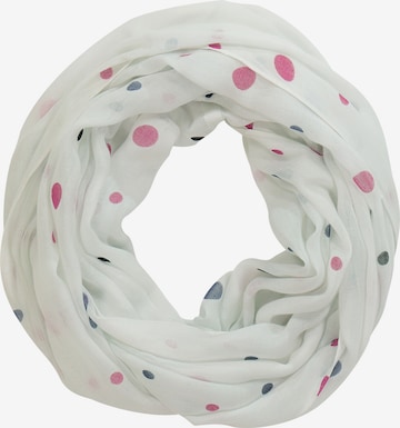 Ulla Popken Tube Scarf in White: front