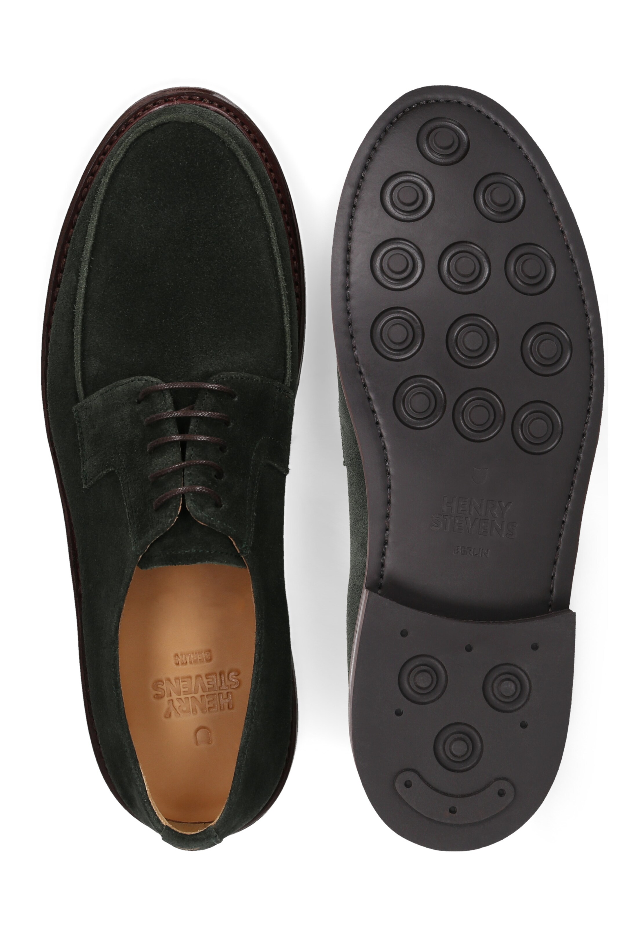 Henry Stevens Schnürschuh 'Haywood' in Grün