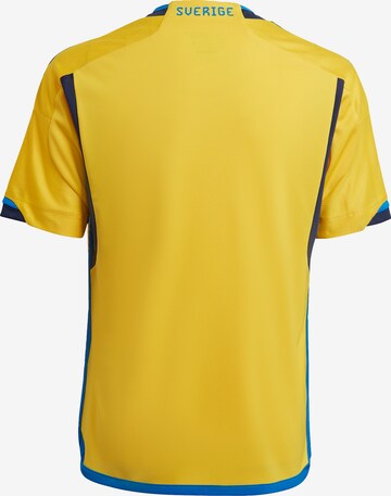 ADIDAS PERFORMANCE Performance Shirt 'Sweden 22 Home' in Yellow