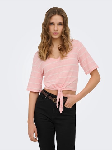 ONLY Shirt 'ONLSUMMER' in Pink: front