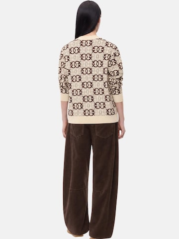 Pullover 'PINKO HALF BREED CARDIGAN JACQUARD Maglieria' di PINKO in beige