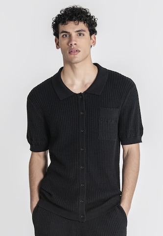 Gianni Kavanagh Shirt in Schwarz: Vorderseite