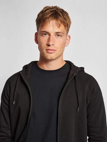 Hummel Zip-Up Hoodie in Black