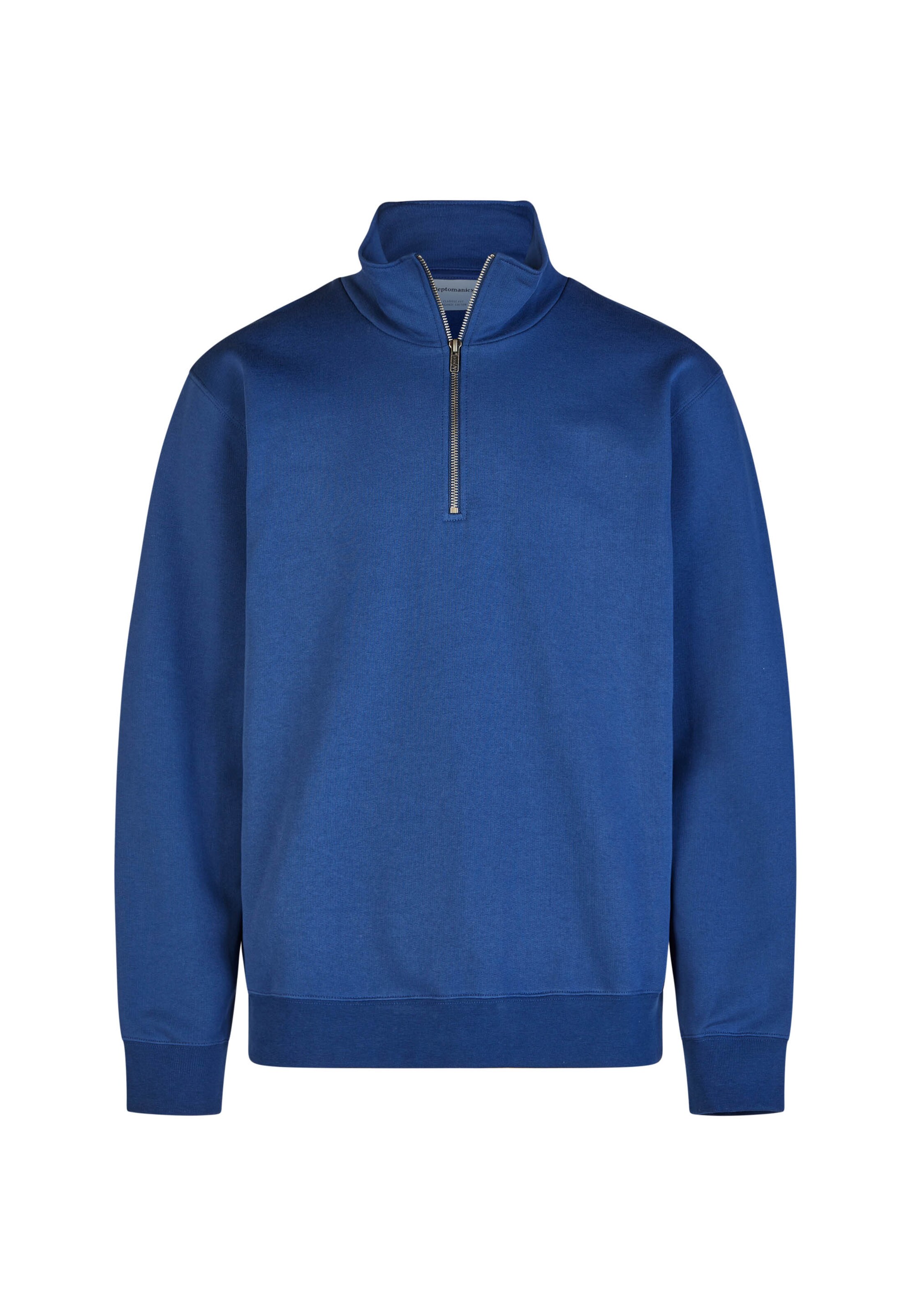 Cleptomanicx Langarmshirt in Blau: Vorderseite