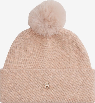 Bonnet TOMMY HILFIGER en rose : devant