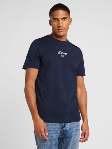 s.Oliver Shirt in Blau: Vorderseite