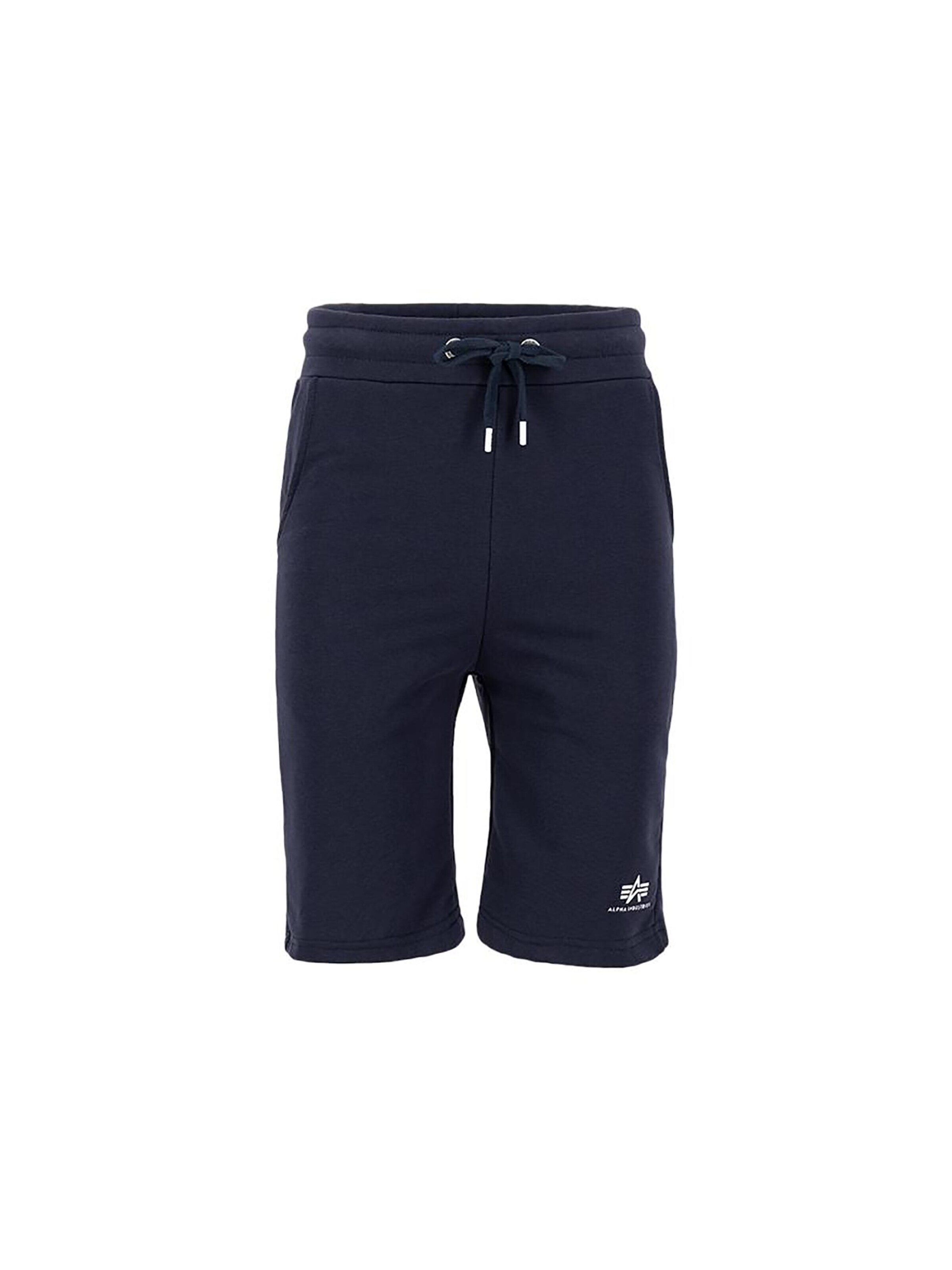 ALPHA INDUSTRIES Regular Hose 'Short SL'‌‌‌‌ in Blau: Vorderseite