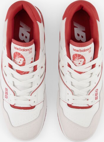 Sneaker bassa '550' di new balance in rosso