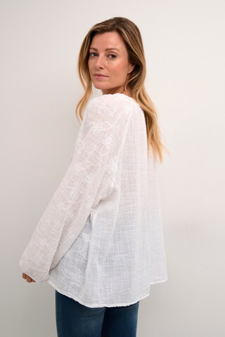 Chemisier 'Gem' Cream en blanc