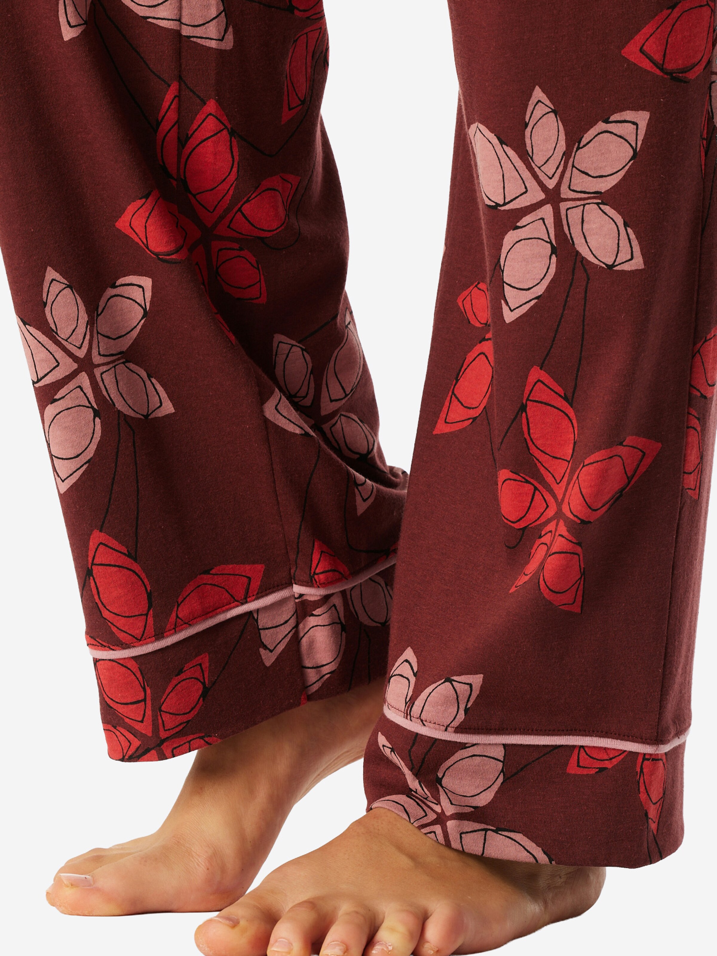 SCHIESSER Pyjama ' Comfort Nightwear ' in Orange