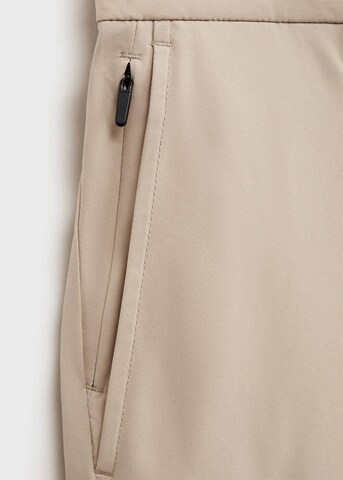 MANGO MAN Slim fit Pants 'Due' in Beige