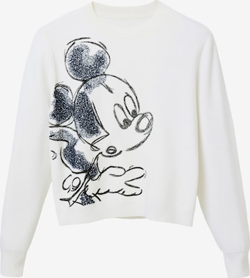 Desigual Pullover 'Mickey' in Weiß: predná strana