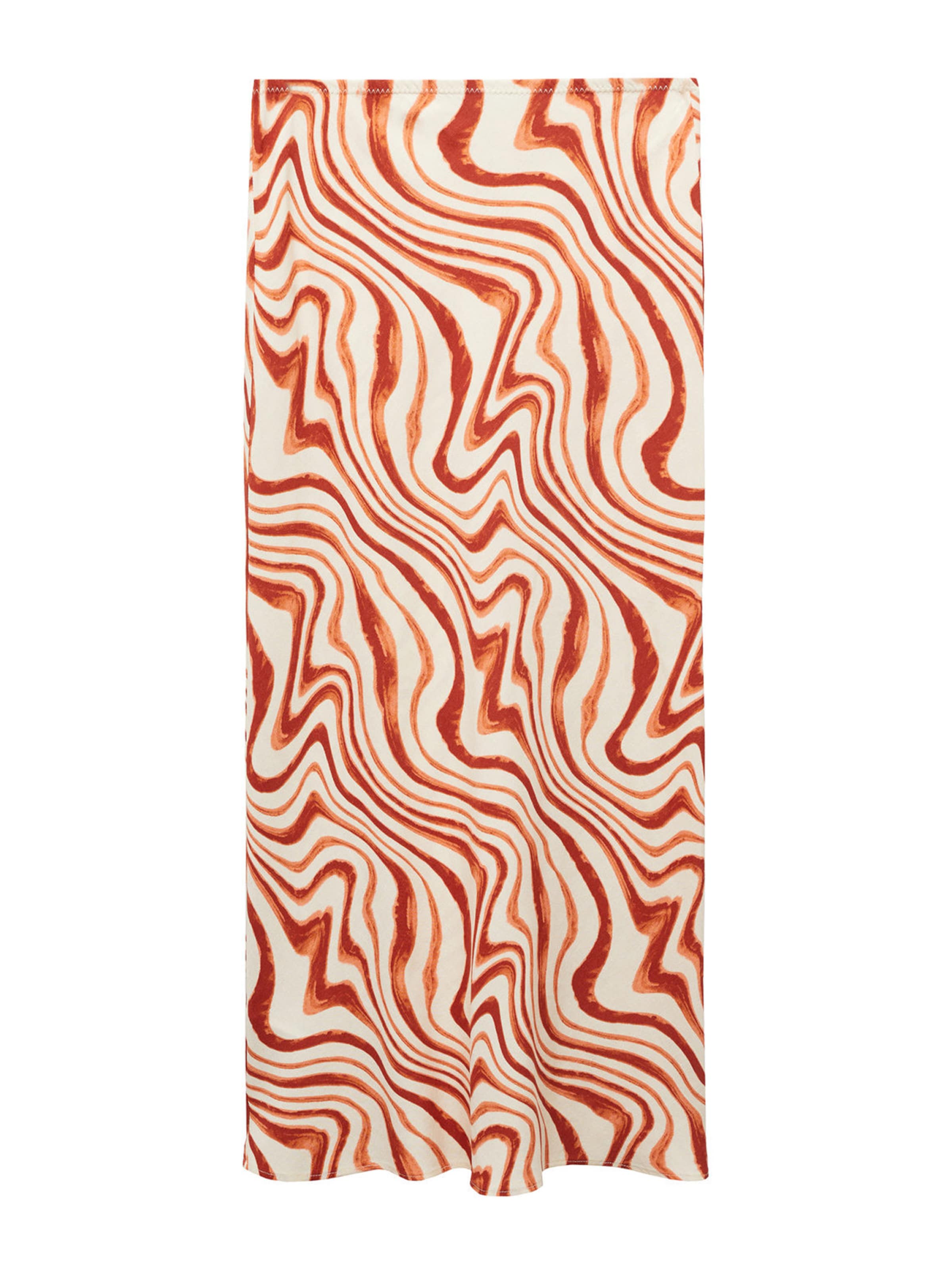 Fustă 'Betty' de la MANGO pe bej: față