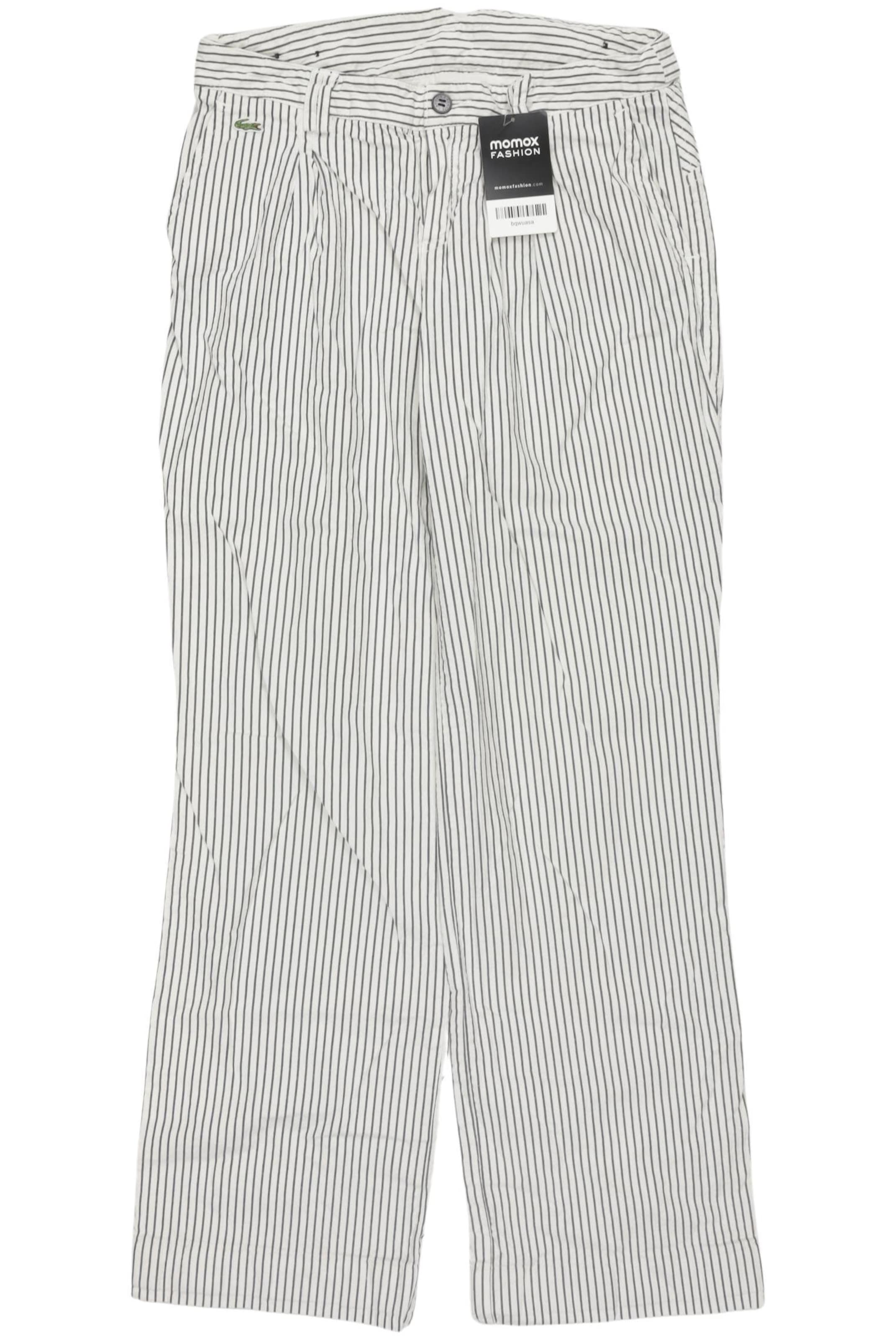 LACOSTE Stoffhose XS in Weiß: Vorderseite