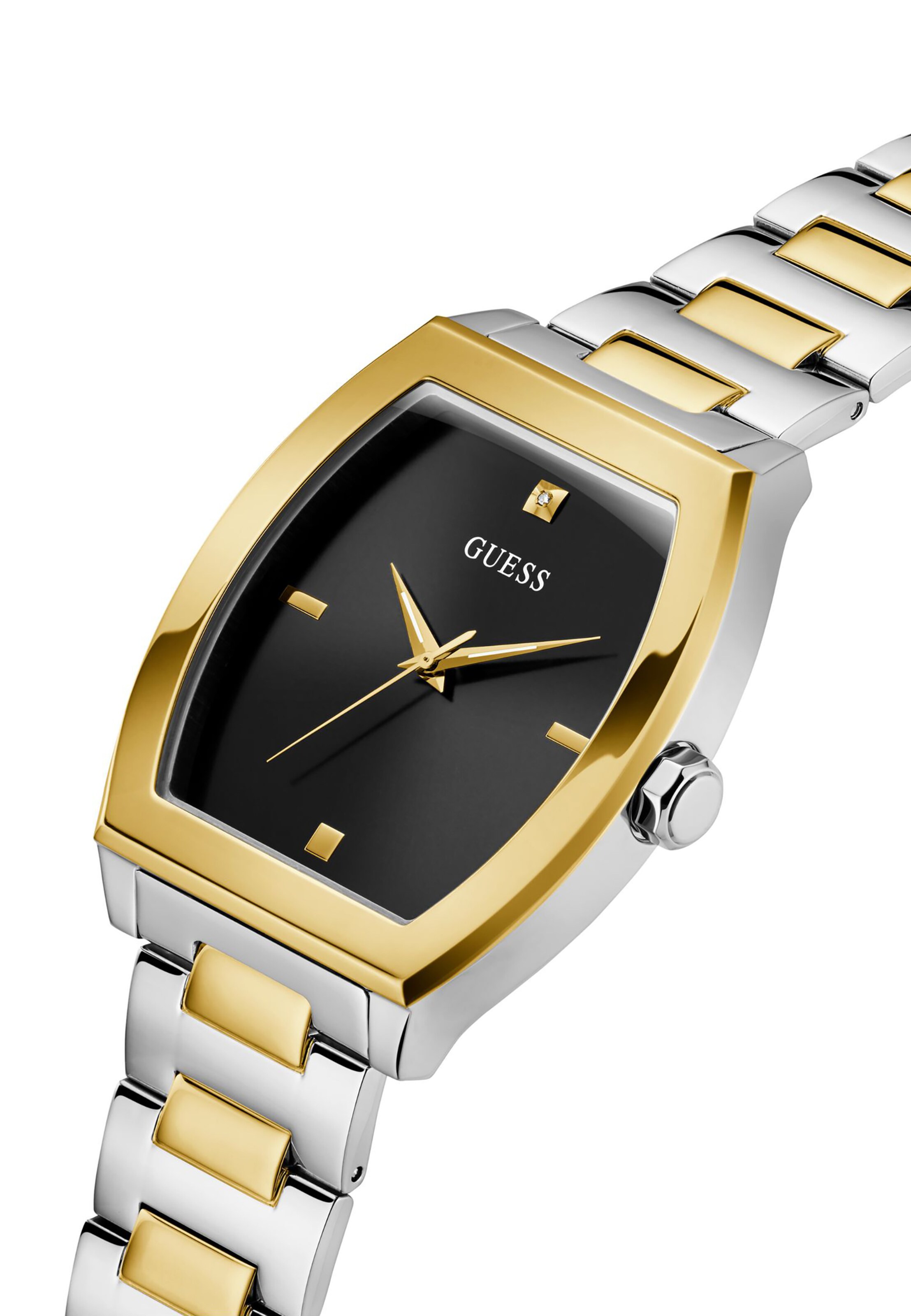 GUESS Analoog horloge 'Punctual' in Zilver