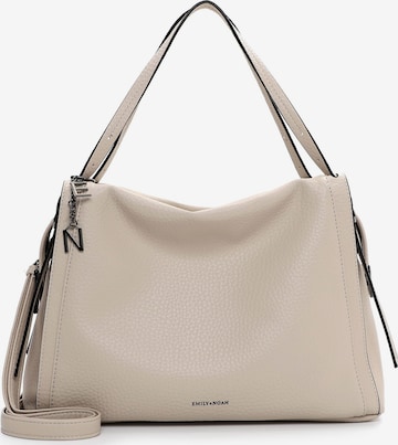 Emily & Noah Shopper 'Harleen ' i beige: forside
