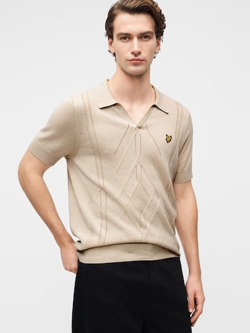bēšs Lyle & Scott Džemperis 'Argyle'