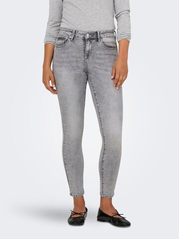 Skinny Jean 'ONLWAUW' Only Petite en gris : devant