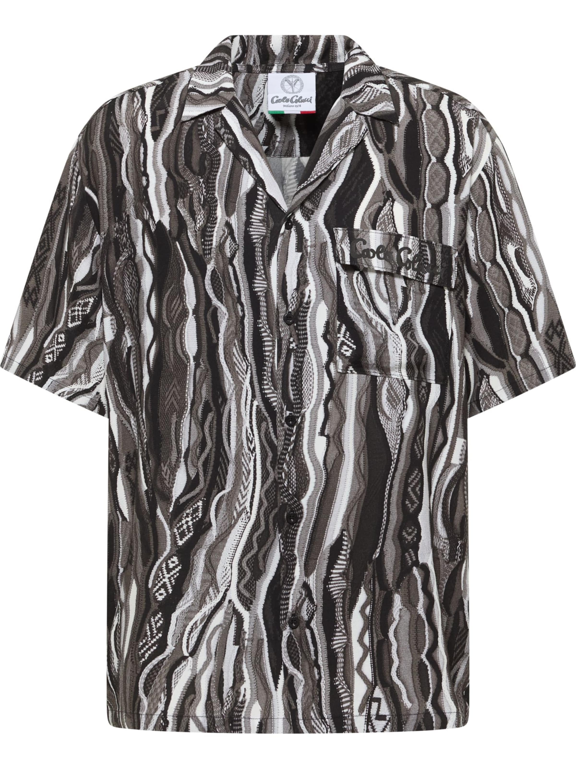 Chemise ' Federa ' Carlo Colucci en noir : devant