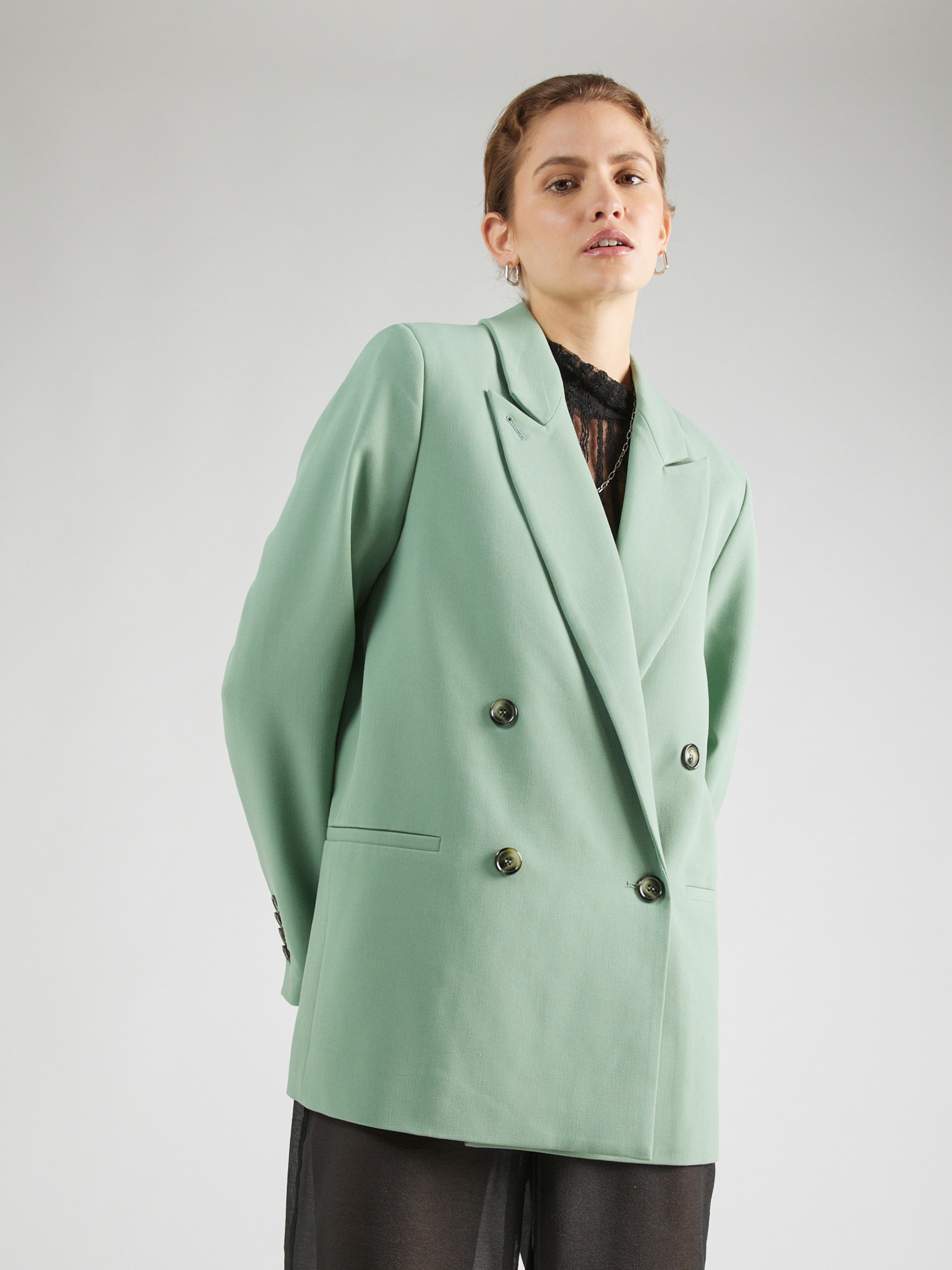 Blazer vert pastel sale